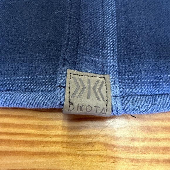 Dkota Grizzly Men's Shirt Jacket M Heavyweight Flannel Long Sleeve Zip & Button - Picture 6 of 16